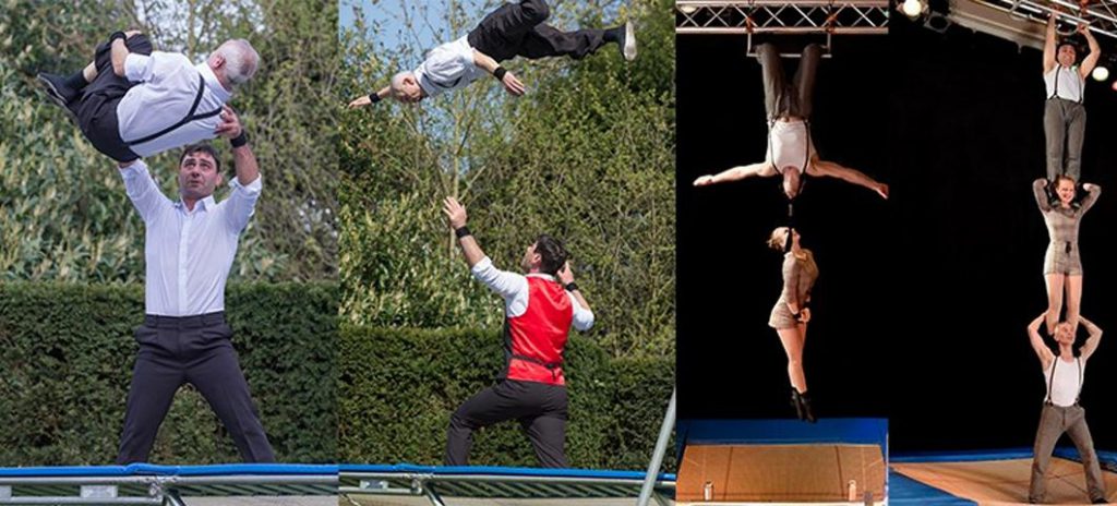 the flying acrobats